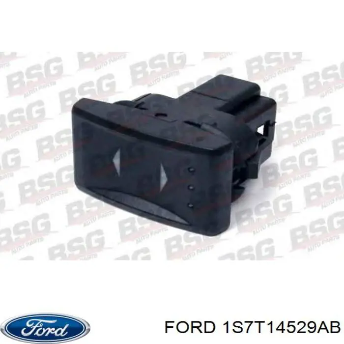 Купити 1S7T14529AB Ford Кнопка вмикання двигуна склопідіймача передня права