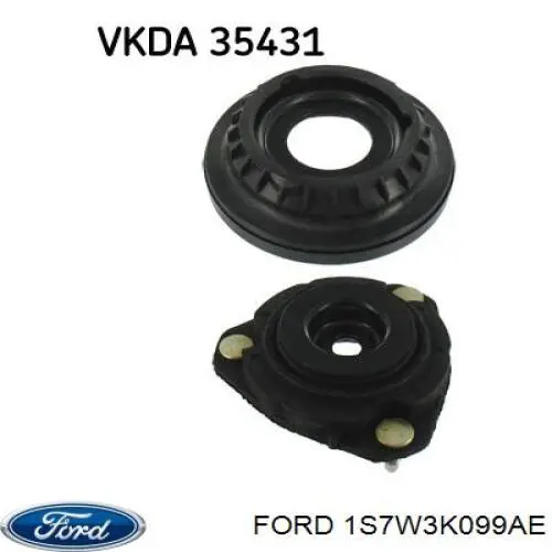 Підшипник опорний амортизатора, переднього Ford 1S7W3K099AE ціна, від 13.74 USD