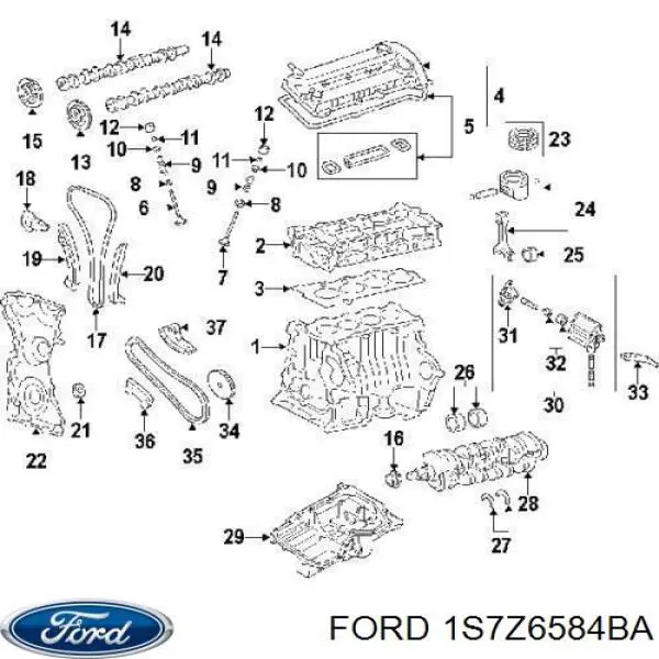 Ford 1S7Z6584BA ціна, від 42.08 USD