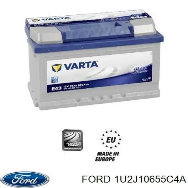 1U2J10655C4A Ford Авто акумулятор