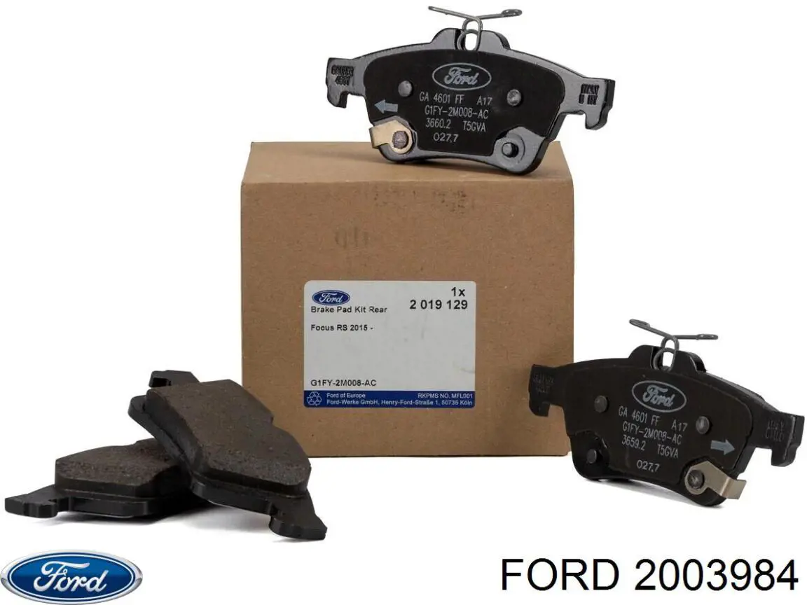 Купити 2003984 Ford Колодки гальмівні передні, дискові