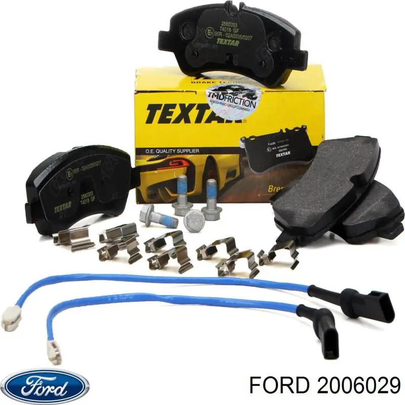 Задні гальмівні колодки 2006029 Ford