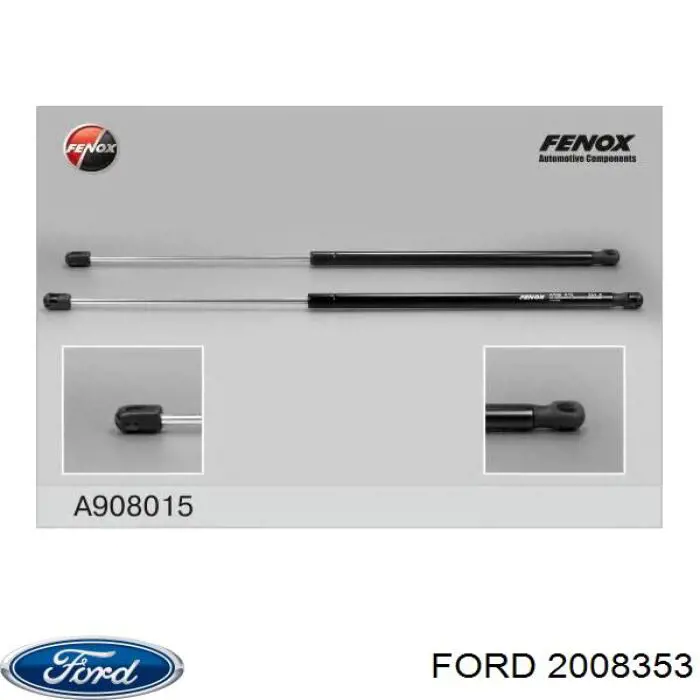 2008353 Ford щітка-двірник лобового скла, водійська