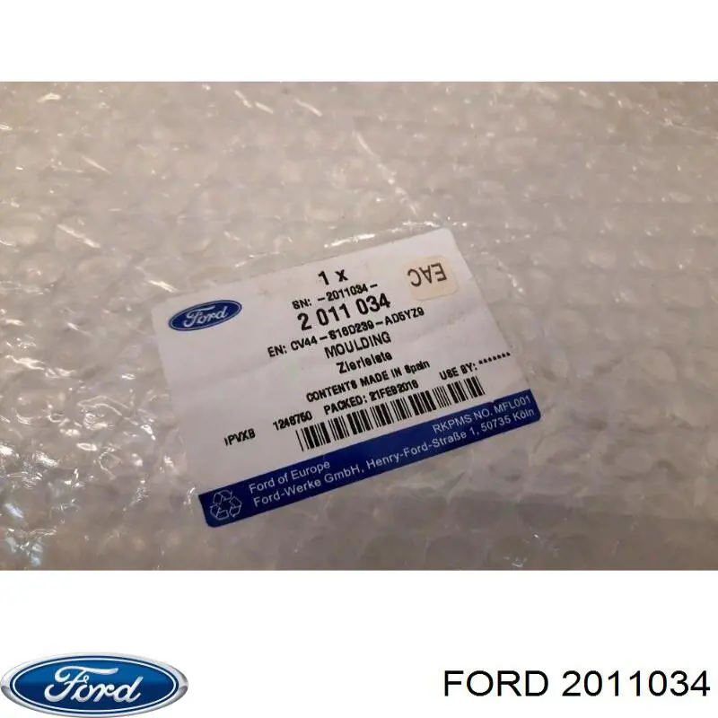  Ford 2011034 ціна, від 121.93 USD