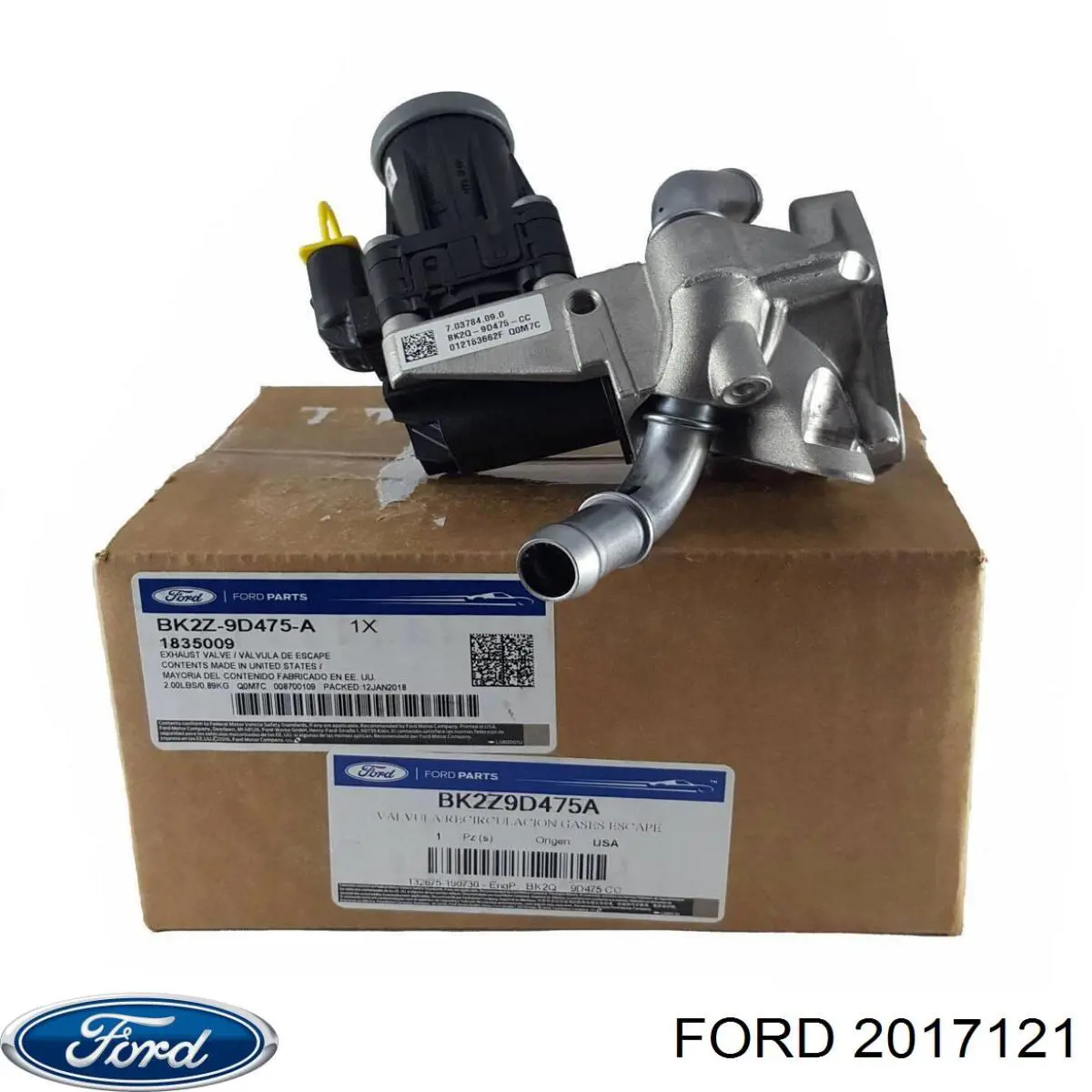 Клапан EGR рециркуляції газів Ford 2017121