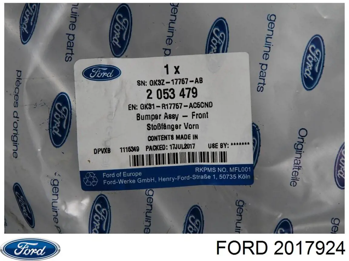 Купити Передній бампер Ford Transit VII V363