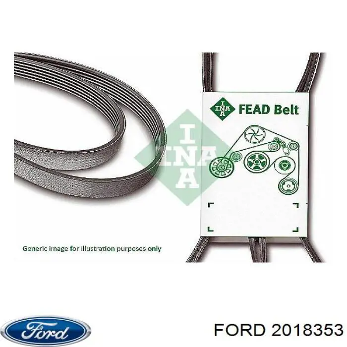 Клиновий ремінь Ford 2018353 ціна, від 7.40 USD