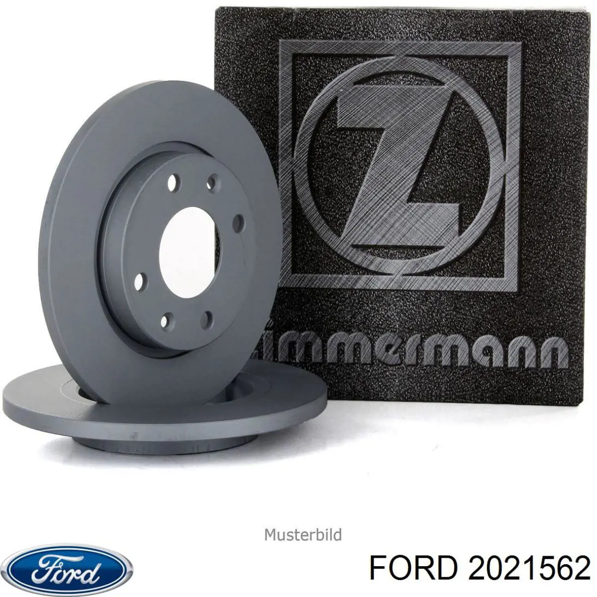 Купити 2021562 Ford Диск заднього гальма