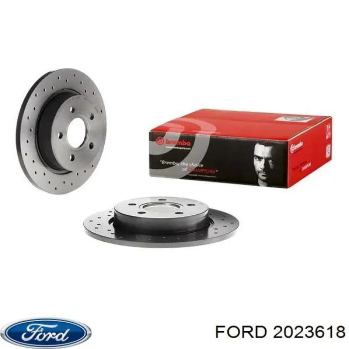 Диск гальмівний задній Ford 2023618