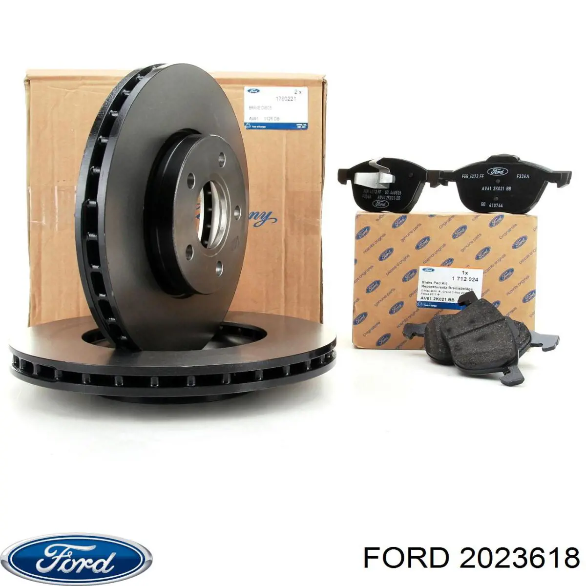 Задні дискові гальма Ford 2023618 ціна, від 32.81 USD