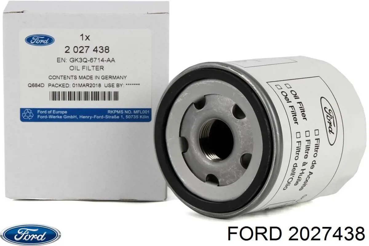 Масляний фільтр двигуна Ford 2027438 ціна, від 12.96 USD