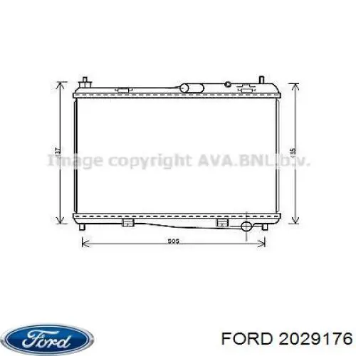 Купити 2029176 Ford Радіатор двигуна