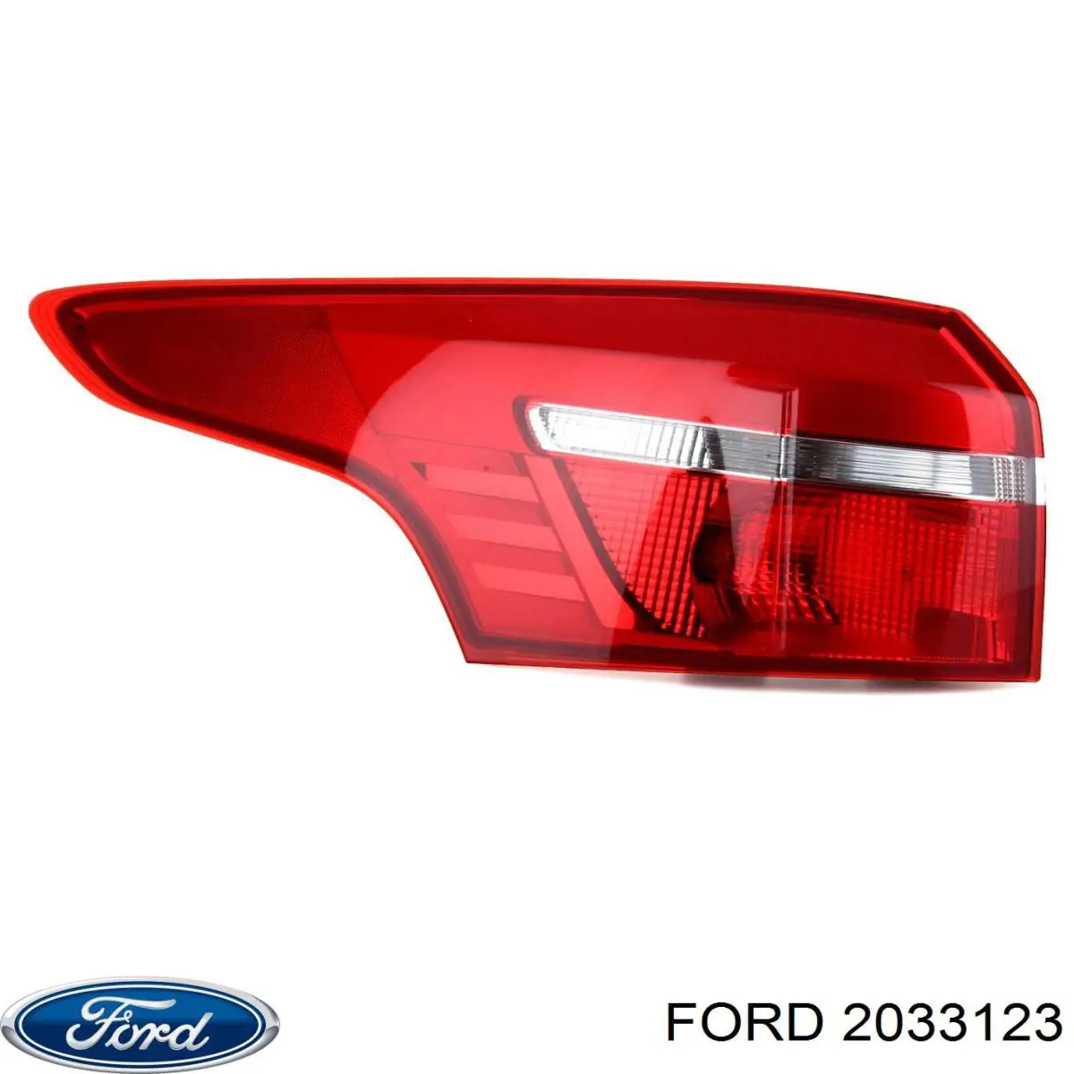 F1EB13405DB Ford Задній лівий зовнішній ліхтар