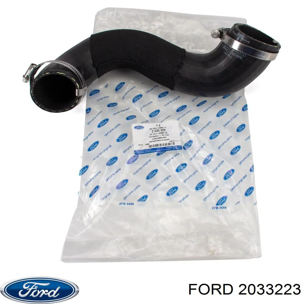 Шланг/патрубок интеркуллера Ford 2033223 ціна, від 24.10 USD