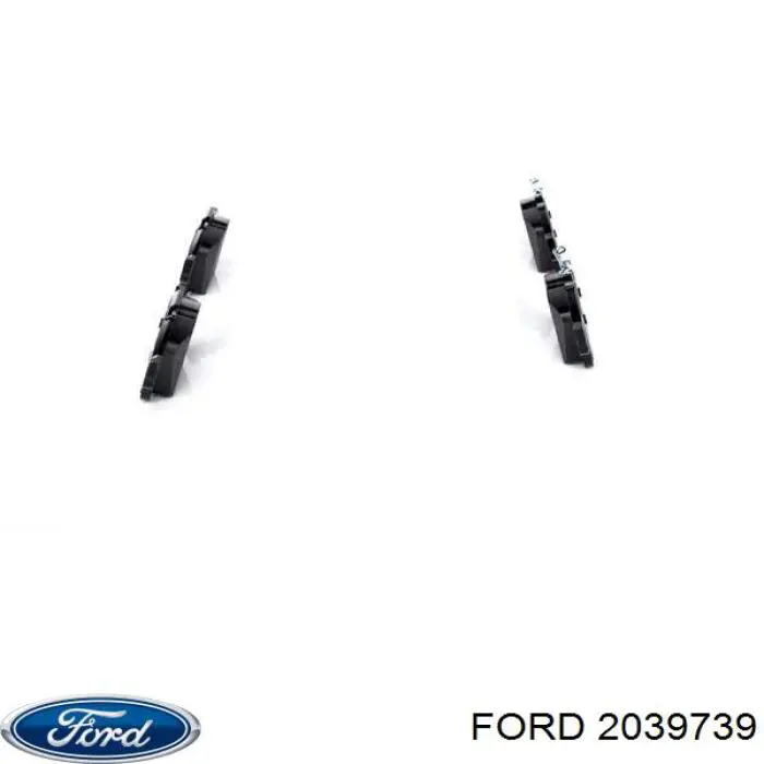 Задні дискові колодки Ford 2039739