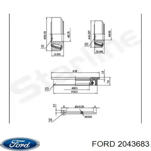Купити 2043683 Ford 