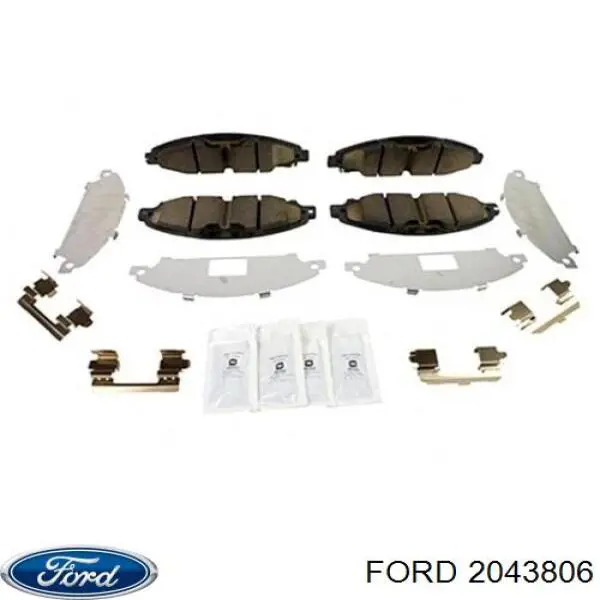Гальмівні колодки Ford 2043806 ціна, від 66.61 USD