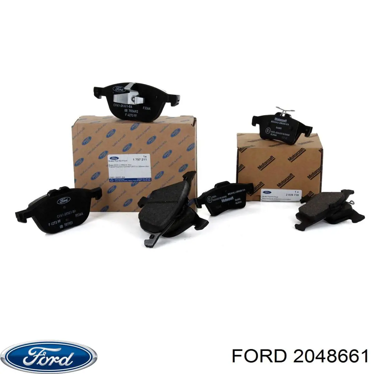 Тормозні колодки Ford 2048661