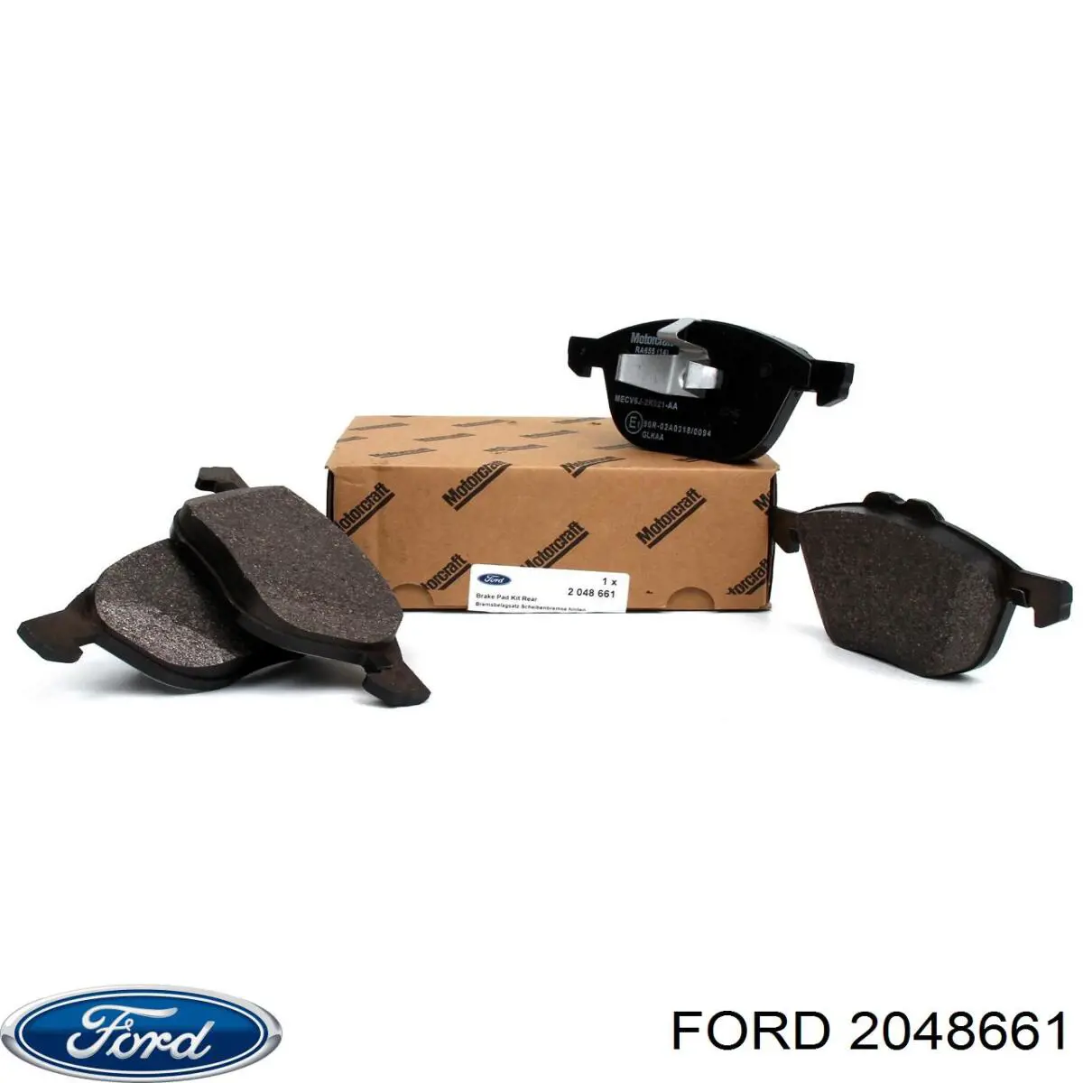 2048661 Ford колодки гальмівні передні, дискові