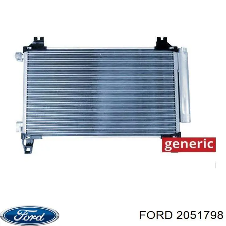 Конденсатор кондиціонера Ford 2051798 ціна, від 81.78 USD