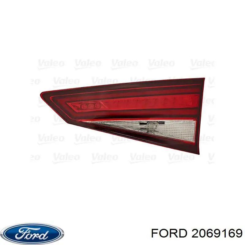 2069169 Ford Ліхтар задній правий, внутрішній