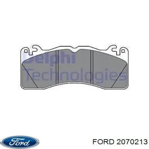 Гальмівні колодки Ford 2070213 ціна, від 51.02 USD