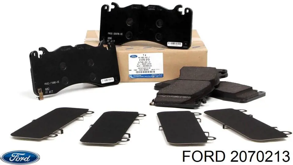 2070213 Ford Передні гальмівні колодки