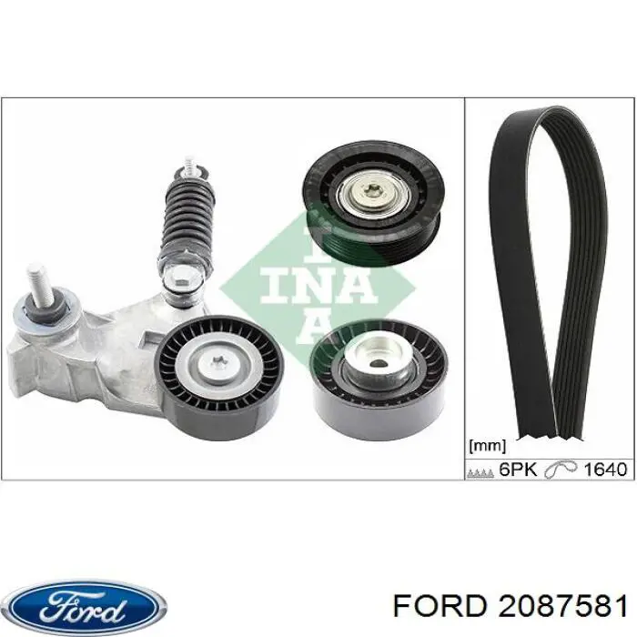 2087581 Ford ремінь приводний, агрегатів