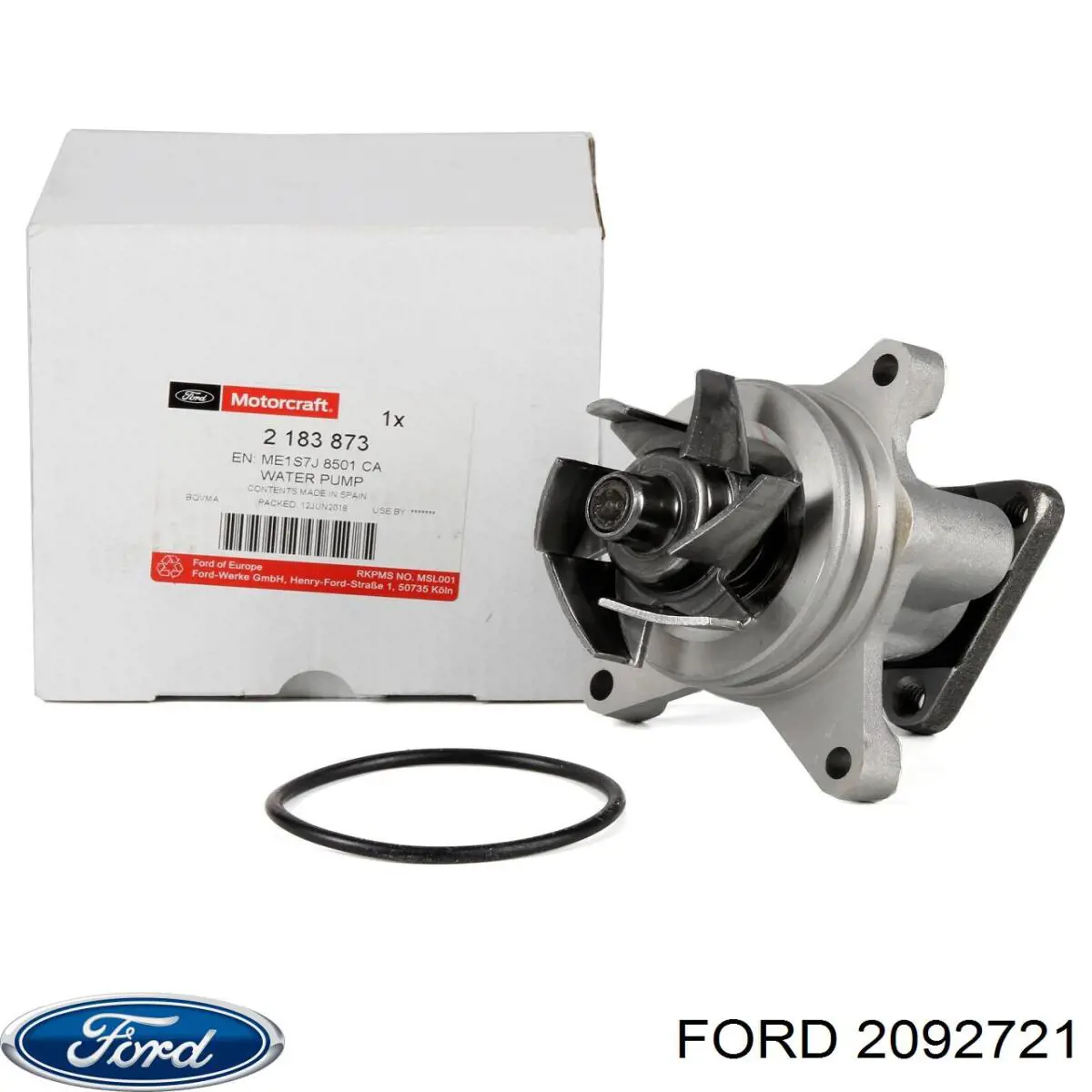 Купити 2092721 Ford Насос охолоджуючої рідини