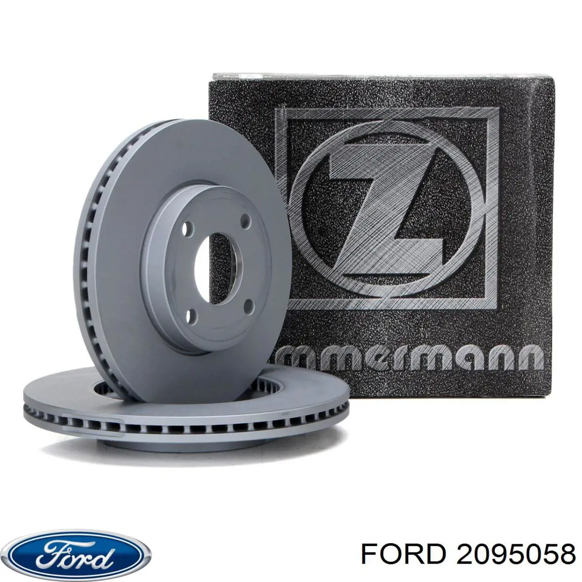 Диск переднього гальма Ford 2095058 ціна, від 55.54 USD
