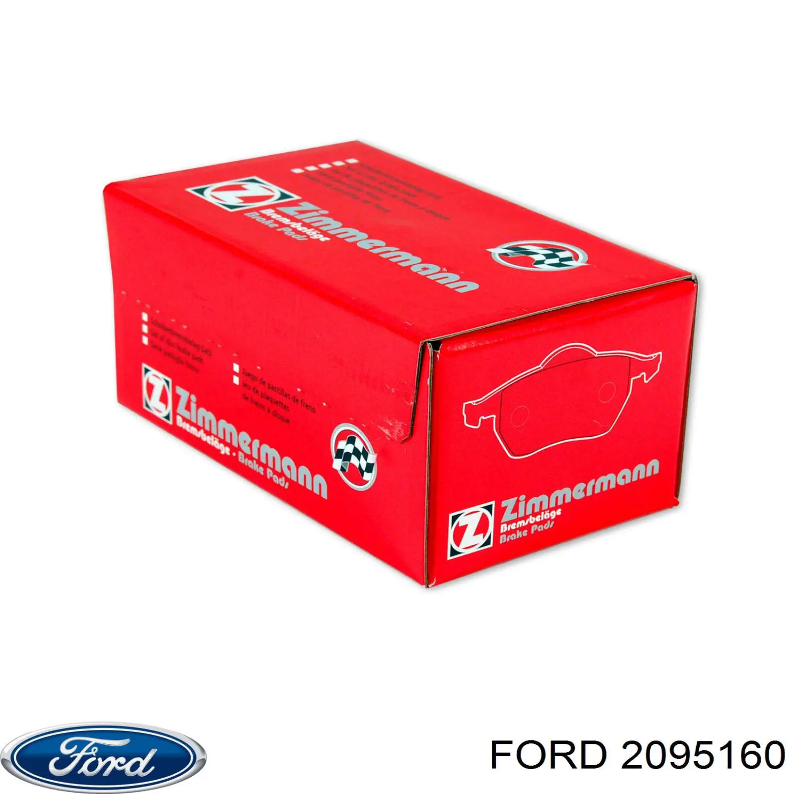 Купити 2095160 Ford Колодки гальмівні передні, дискові