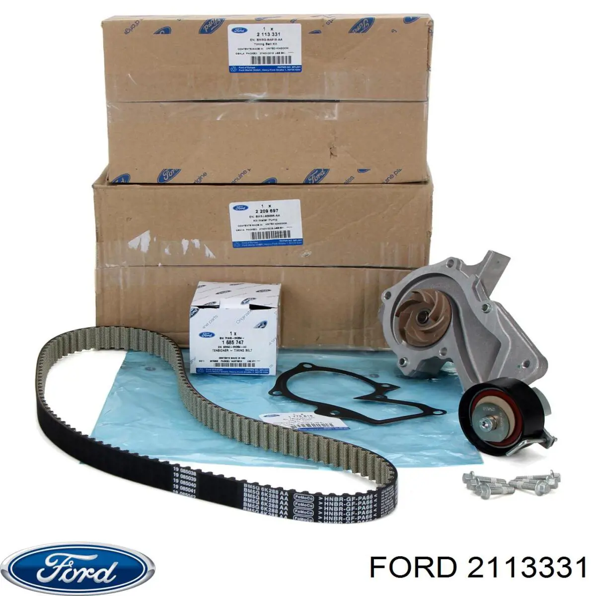 Комплект ГРМ Ford 2113331 ціна, від 65.39 USD