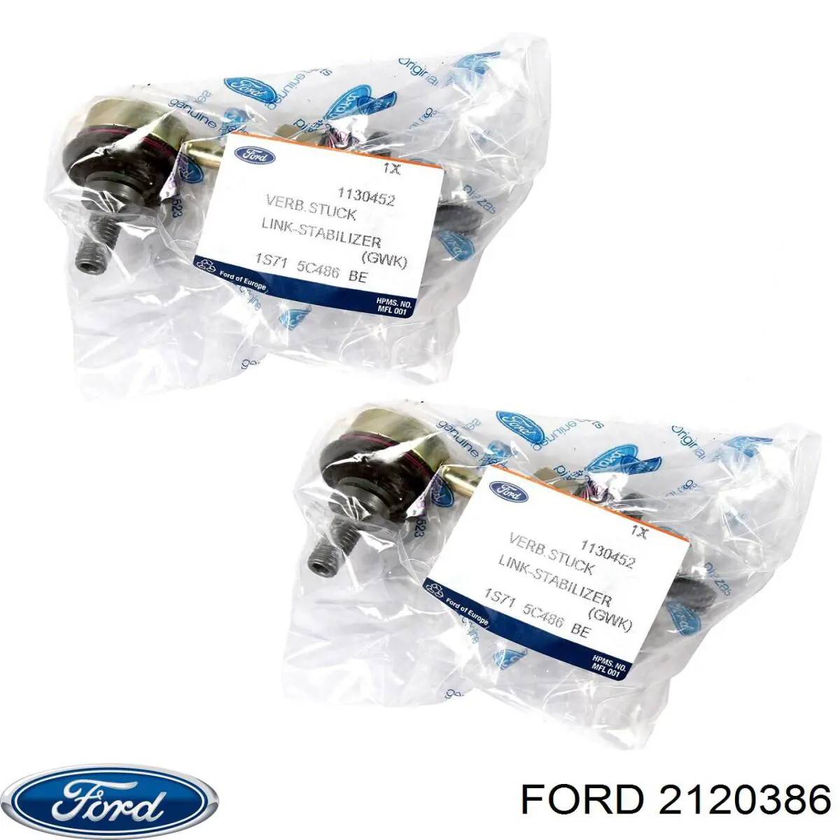 2120386 Ford Щітка склоочисника задня
