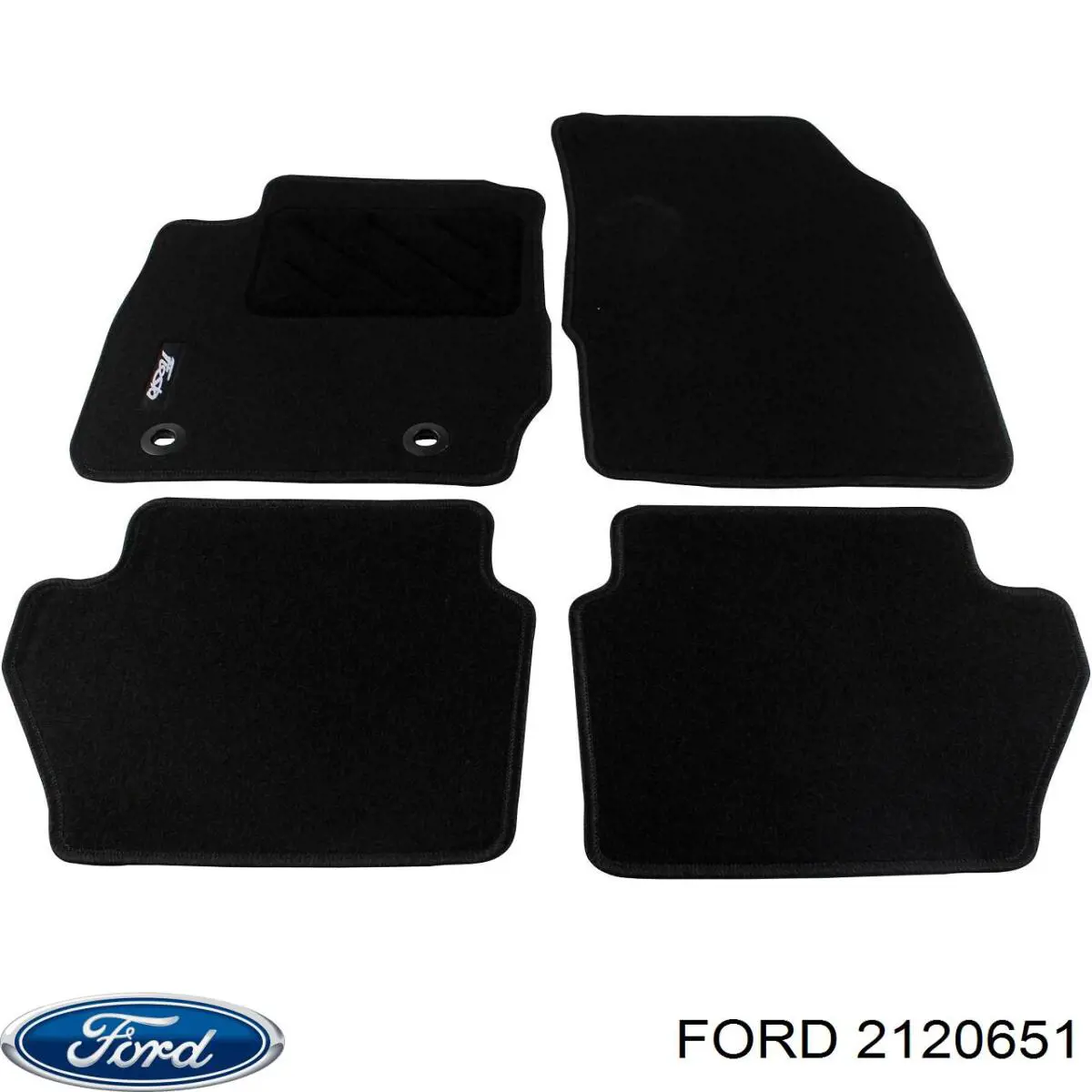 Щітка-двірник лобового скла, комплект з 2-х шт. Ford 2120651 ціна, від 29.65 USD