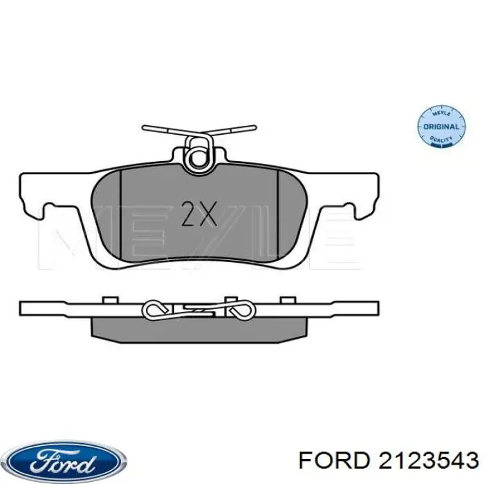 Задні гальмівні колодки Ford 2123543 ціна, від 26.98 USD