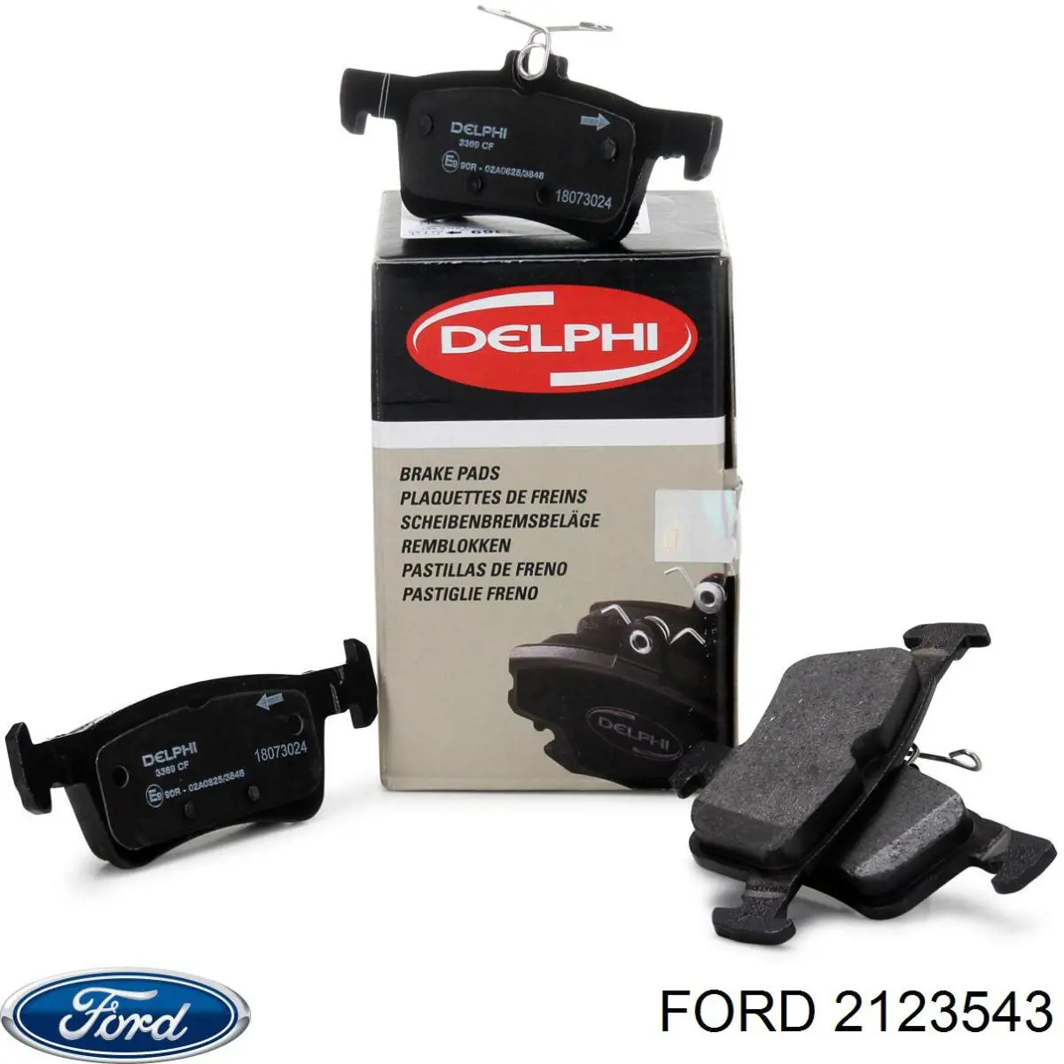 Купити 2123543 Ford Задні колодки