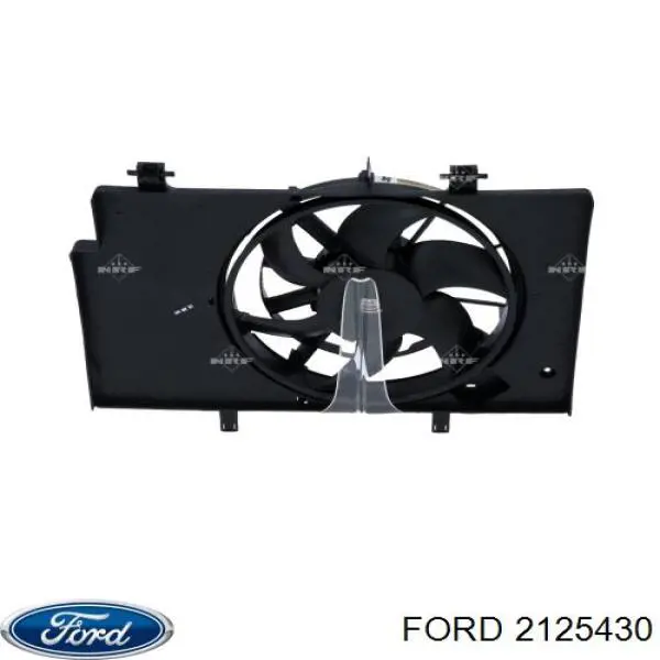2125430 Ford Дифузор радіатора охолодження, в зборі з мотором і крильчаткою