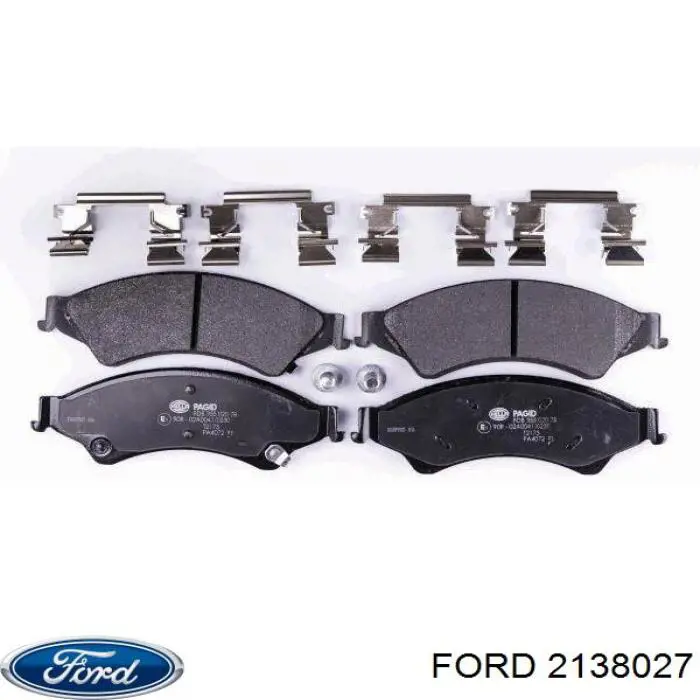 Купити 2138027 Ford Колодки гальмівні передні, дискові