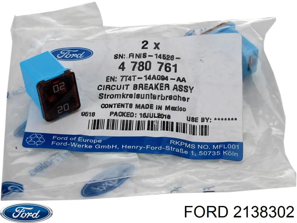 2138302 Ford Засіб для нейтралізації відпрацьованих газів, сечовина
