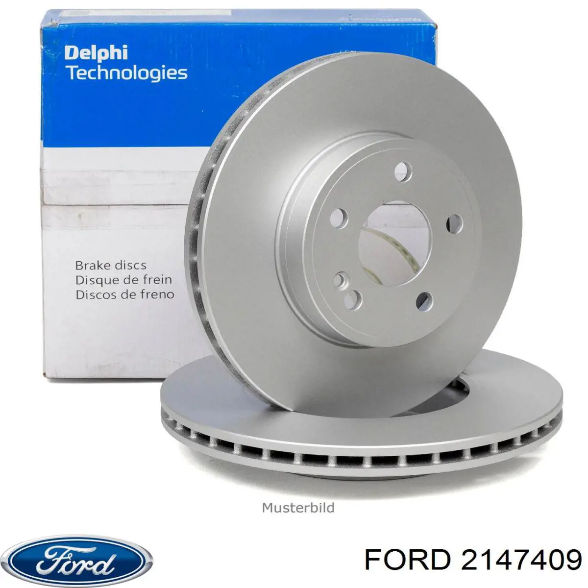 2147409 Ford Гальмо дискове переднє