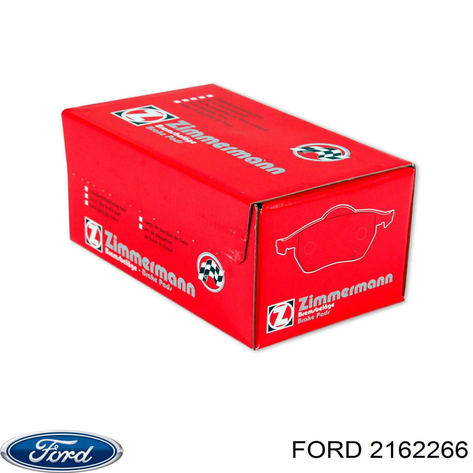 Передні тормозні колодки 2162266 Ford