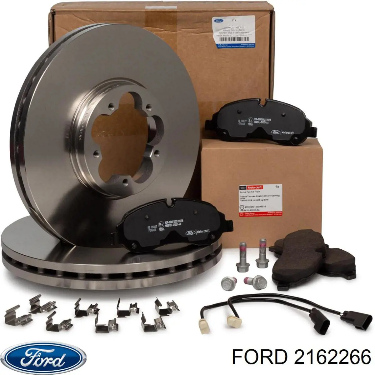 2162266 Ford колодки гальмівні передні, дискові