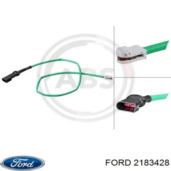 2183428 Ford Датчик зносу гальмівних колодок, задній