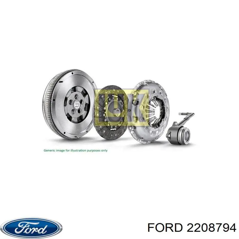 Робочий циліндр зчеплення в зборі з витискним підшипником Ford 2208794 ціна, від 48.54 USD