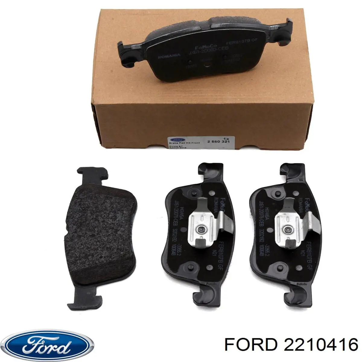 Купити 2210416 Ford Колодки гальмівні передні, дискові