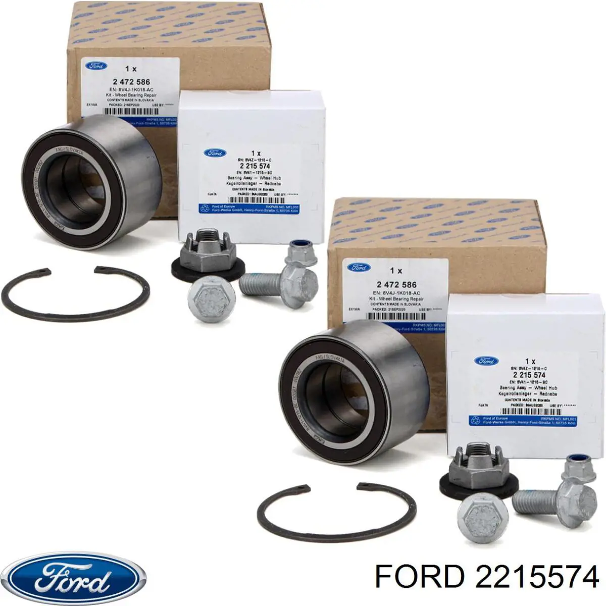 Купити 2215574 Ford Підшипник ступиці передньої