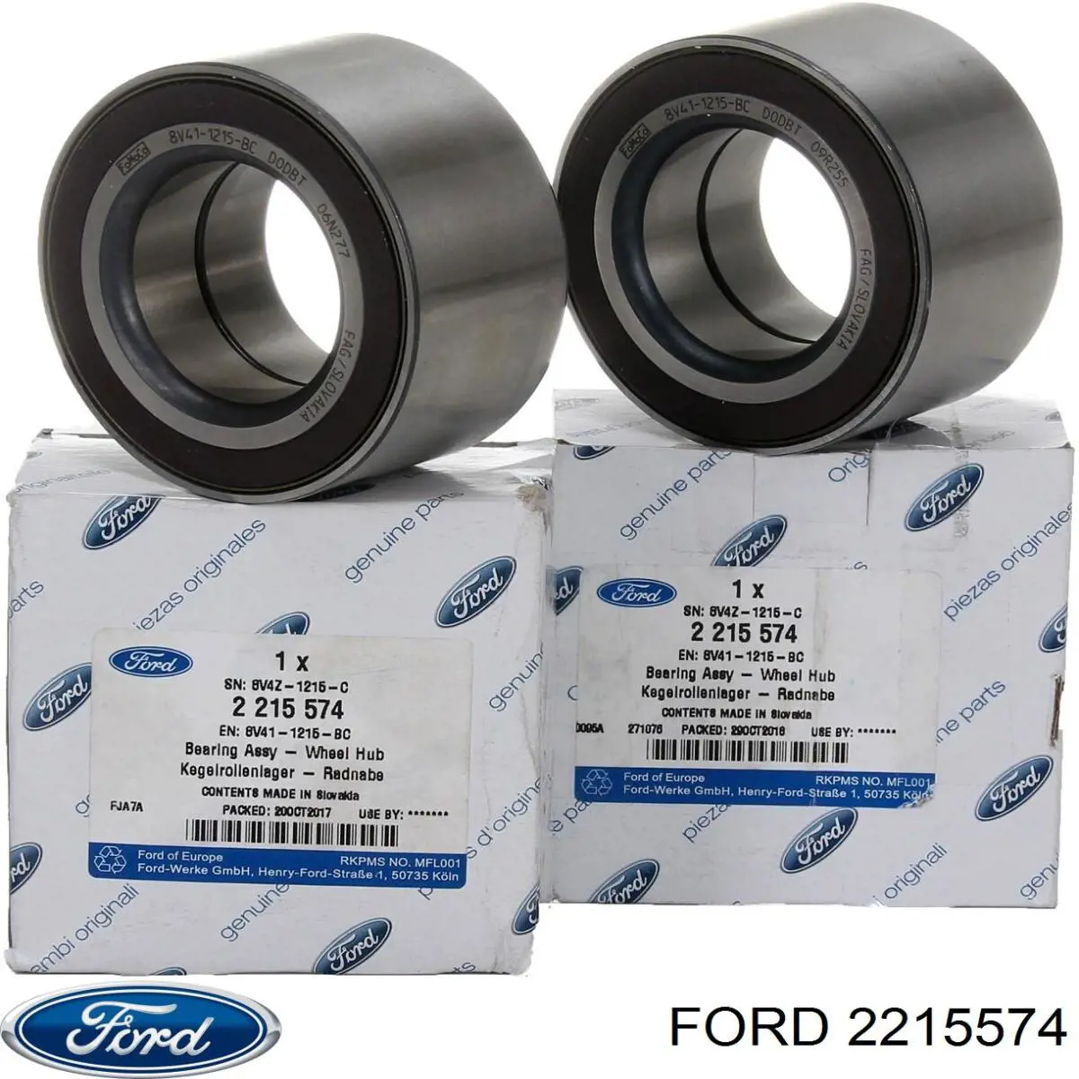 Комплект підшипник маточини передньої Ford 2215574 ціна, від 38.90 USD