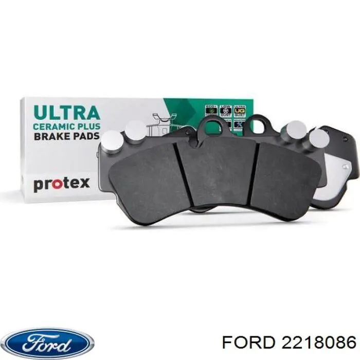 Купити 2218086 Ford Колодки гальмівні передні, дискові