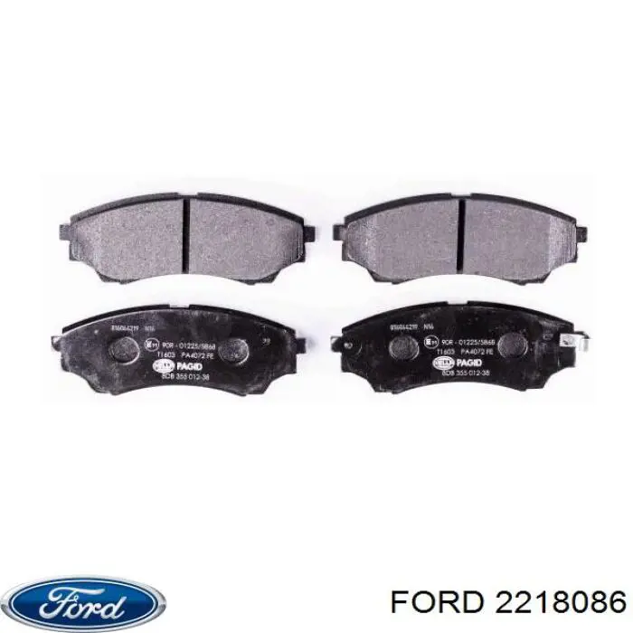 Гальмівні колодки Ford 2218086 ціна, від 30.72 USD