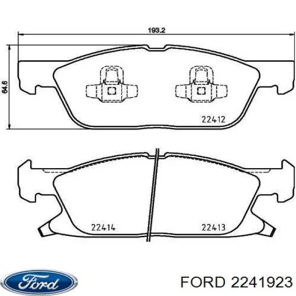 Гальмівні колодки Ford 2241923 ціна, від 64.09 USD